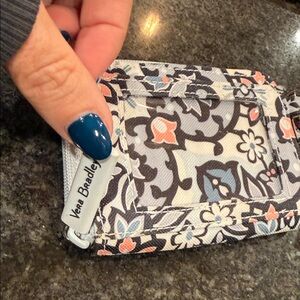 Vera Bradley Floral ID Case - Blue and Peach